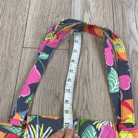 Like new Vera Bradley floral grey double strap shoulder bag - Picture 11 of 14